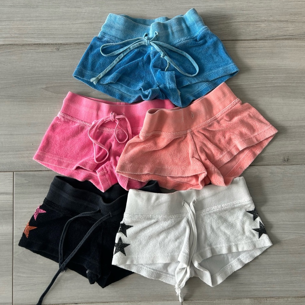 Set of 5 Hard Tail shorts, girls size small